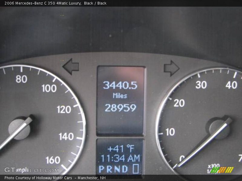 Black / Black 2006 Mercedes-Benz C 350 4Matic Luxury