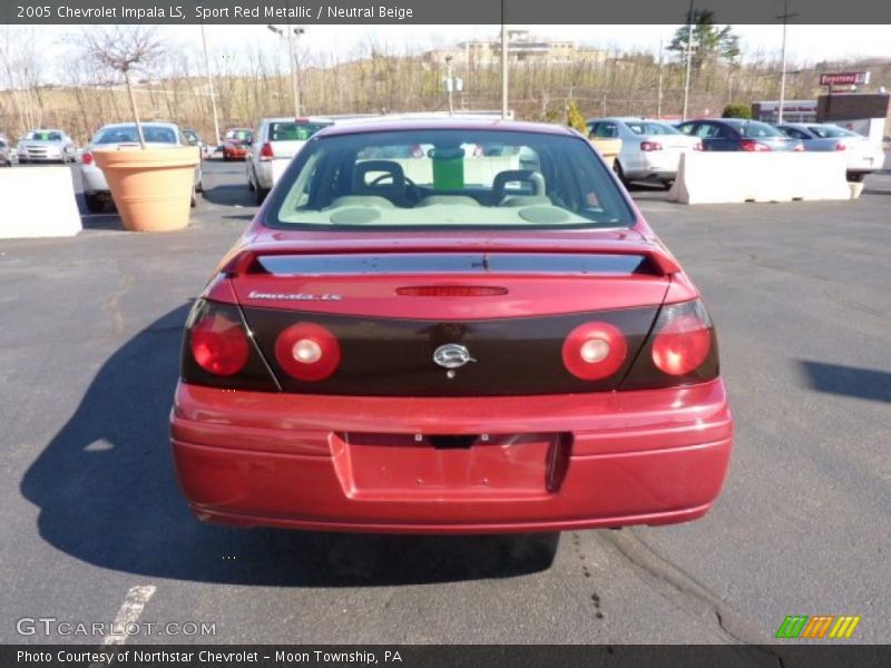Sport Red Metallic / Neutral Beige 2005 Chevrolet Impala LS