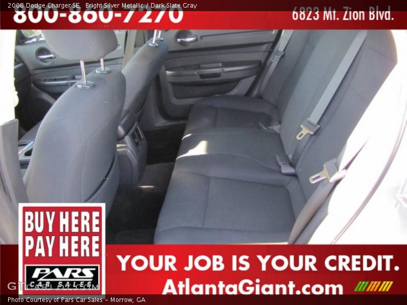 Bright Silver Metallic / Dark Slate Gray 2008 Dodge Charger SE