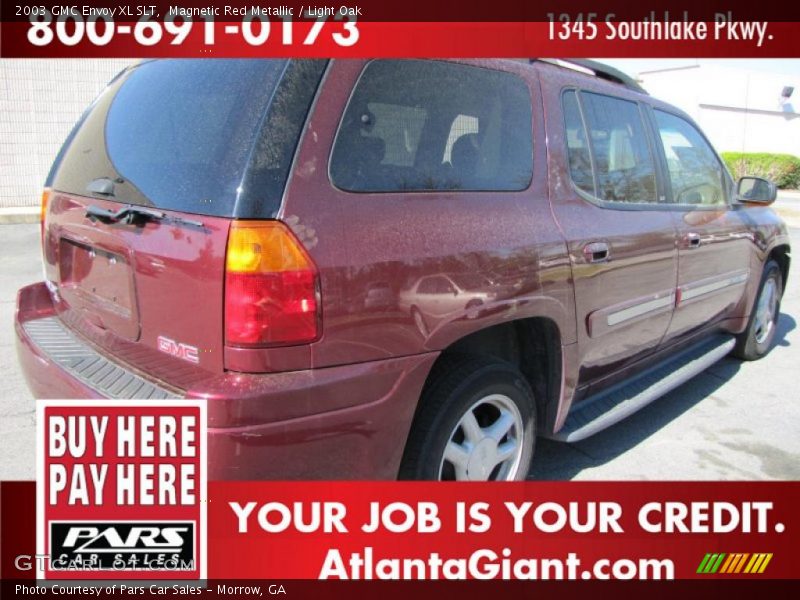 Magnetic Red Metallic / Light Oak 2003 GMC Envoy XL SLT