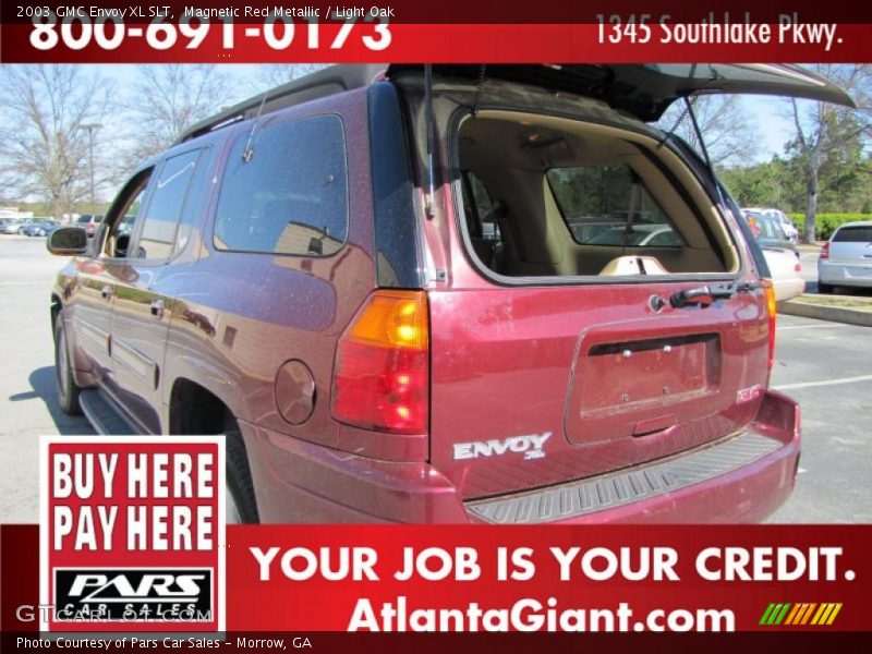 Magnetic Red Metallic / Light Oak 2003 GMC Envoy XL SLT