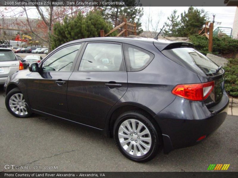 Dark Gray Metallic / Carbon Black 2008 Subaru Impreza 2.5i Wagon