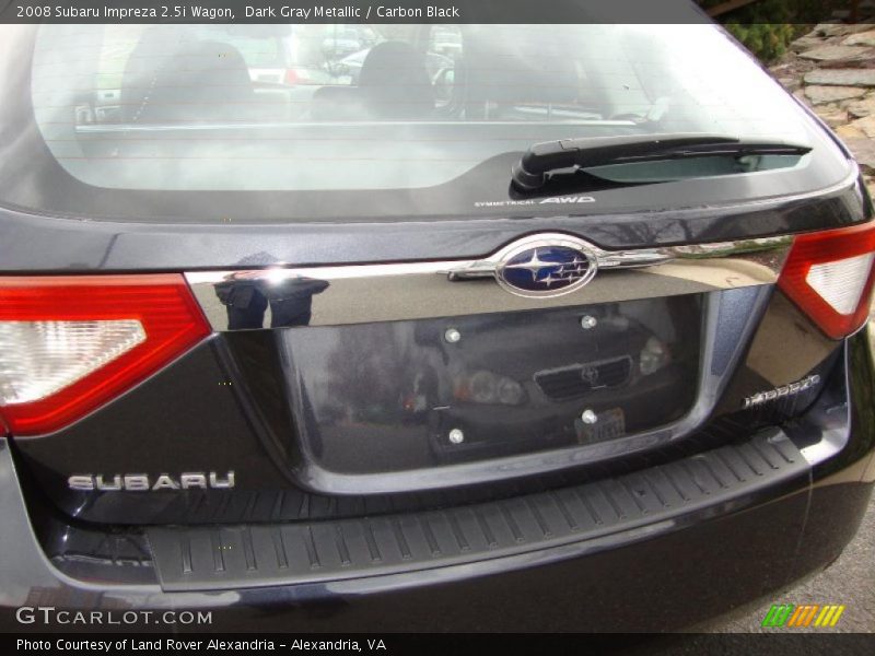 Dark Gray Metallic / Carbon Black 2008 Subaru Impreza 2.5i Wagon