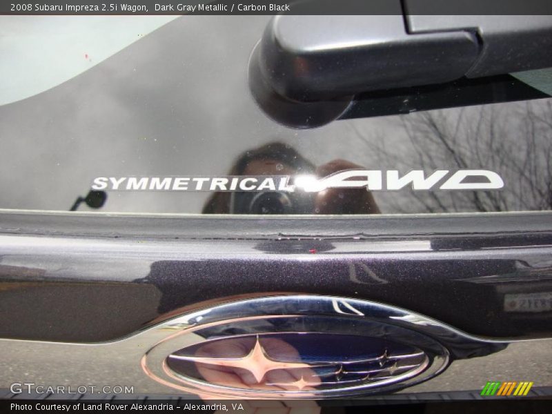 Dark Gray Metallic / Carbon Black 2008 Subaru Impreza 2.5i Wagon