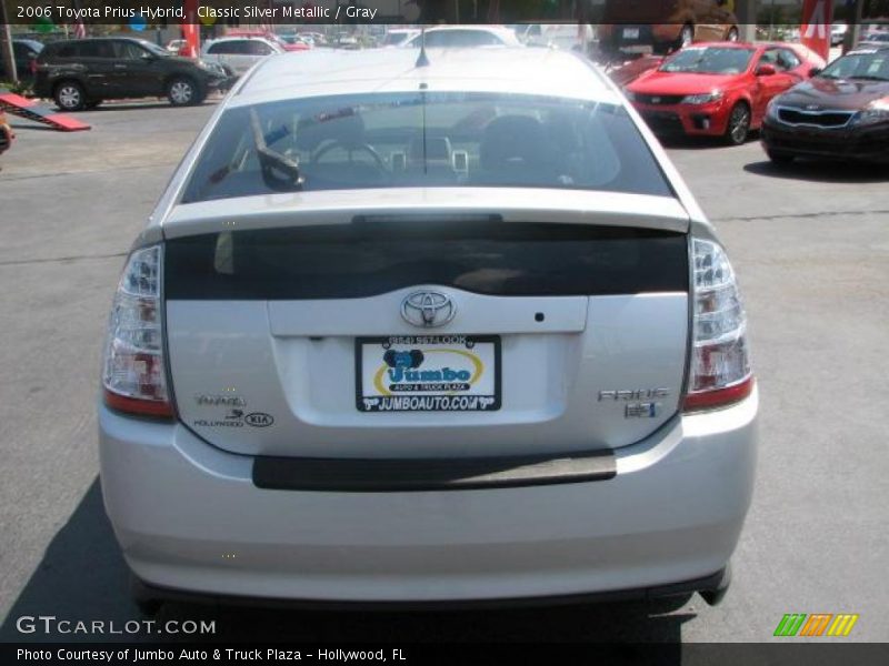 Classic Silver Metallic / Gray 2006 Toyota Prius Hybrid