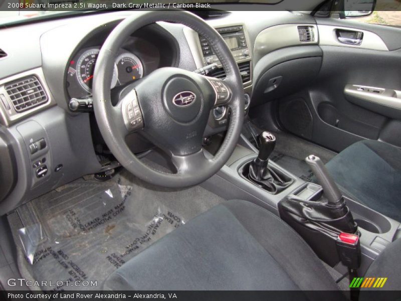 Dark Gray Metallic / Carbon Black 2008 Subaru Impreza 2.5i Wagon