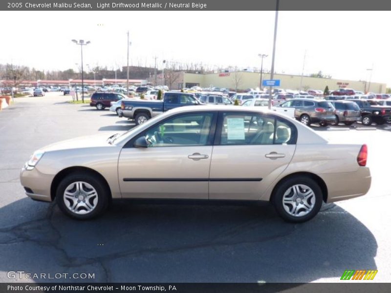 Light Driftwood Metallic / Neutral Beige 2005 Chevrolet Malibu Sedan