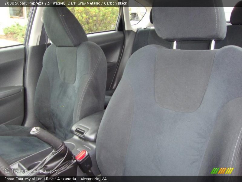 Dark Gray Metallic / Carbon Black 2008 Subaru Impreza 2.5i Wagon