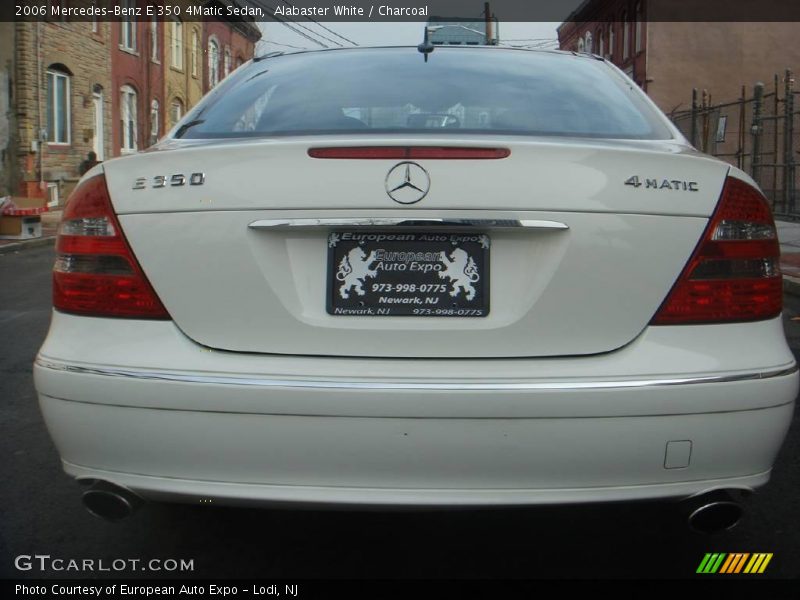 Alabaster White / Charcoal 2006 Mercedes-Benz E 350 4Matic Sedan