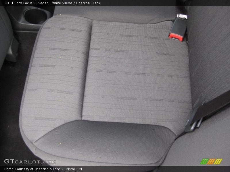 White Suede / Charcoal Black 2011 Ford Focus SE Sedan