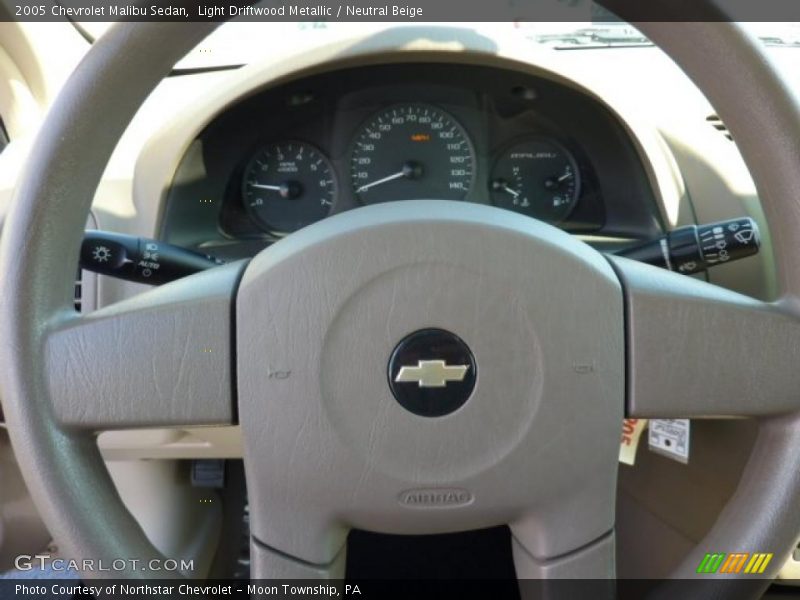 Light Driftwood Metallic / Neutral Beige 2005 Chevrolet Malibu Sedan