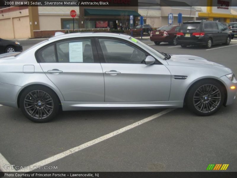 Silverstone Metallic / Anthracite/Black 2008 BMW M3 Sedan