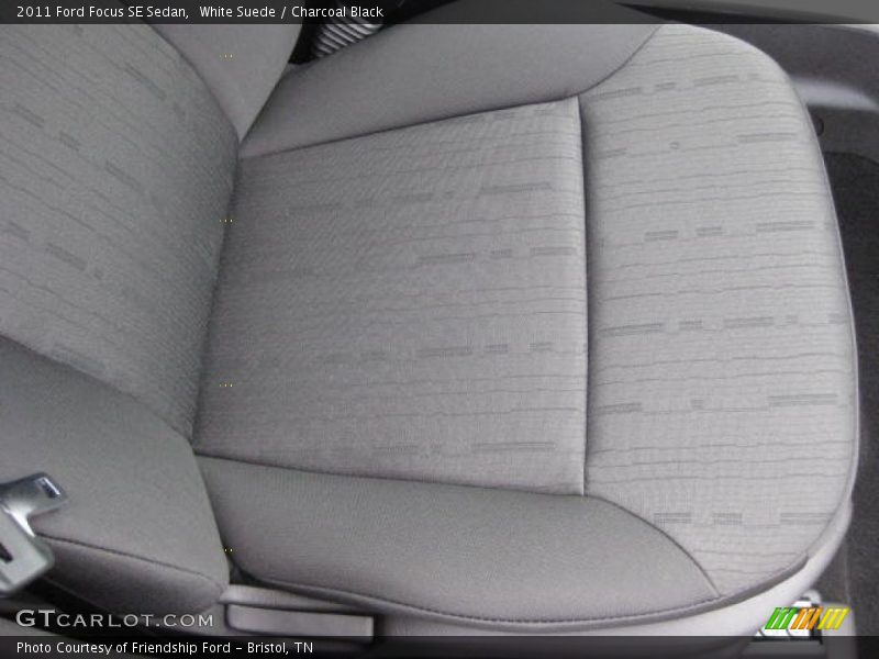 White Suede / Charcoal Black 2011 Ford Focus SE Sedan