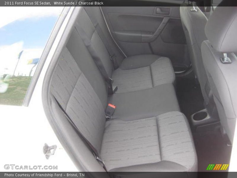 White Suede / Charcoal Black 2011 Ford Focus SE Sedan