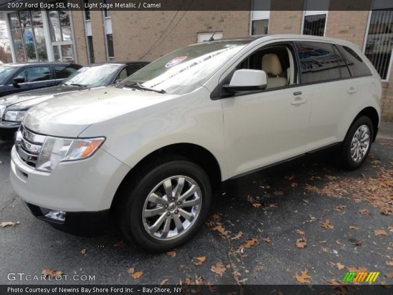 Light Sage Metallic / Camel 2007 Ford Edge SEL Plus