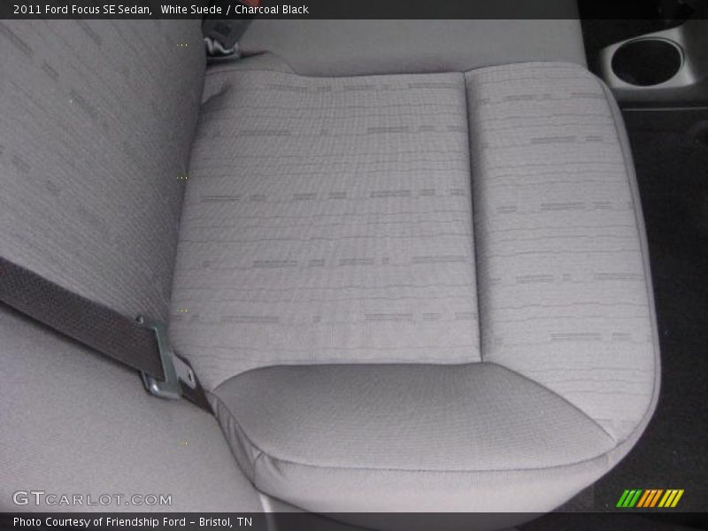 White Suede / Charcoal Black 2011 Ford Focus SE Sedan