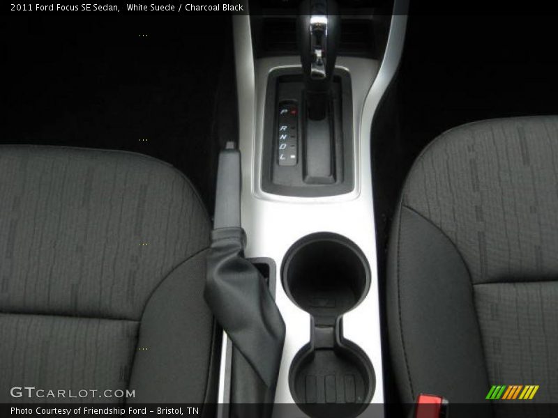 White Suede / Charcoal Black 2011 Ford Focus SE Sedan