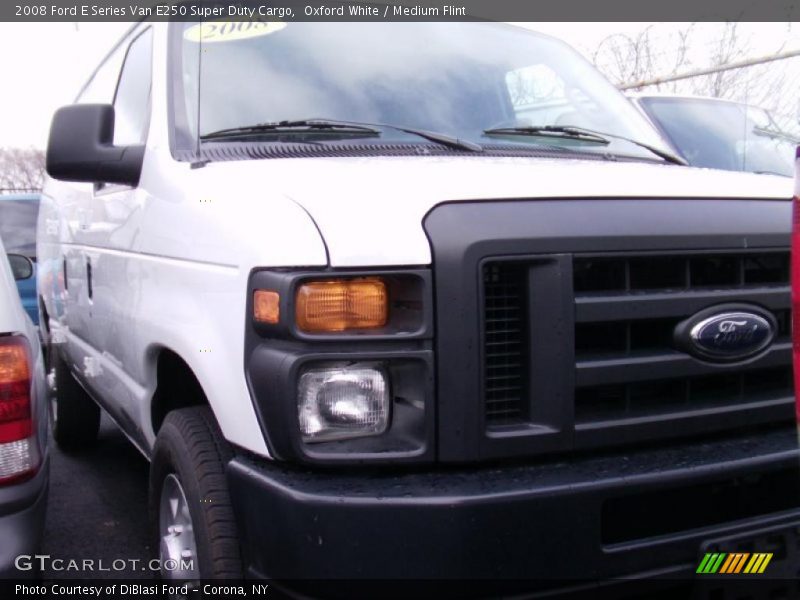 Oxford White / Medium Flint 2008 Ford E Series Van E250 Super Duty Cargo