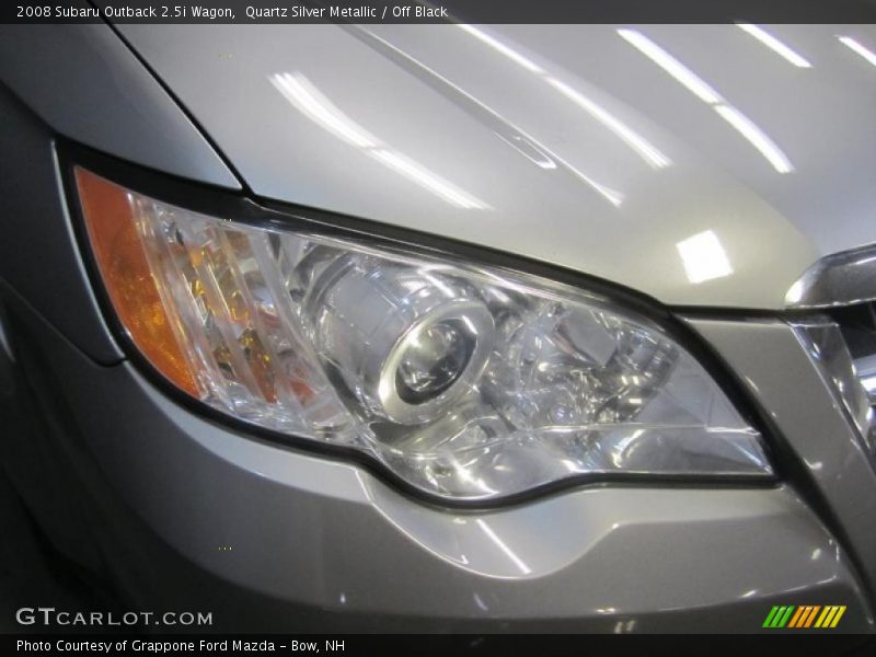 Quartz Silver Metallic / Off Black 2008 Subaru Outback 2.5i Wagon