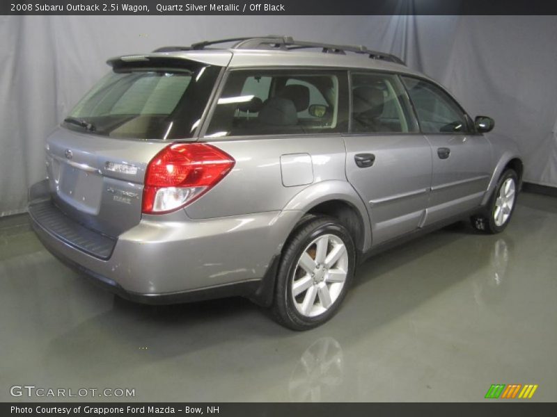 Quartz Silver Metallic / Off Black 2008 Subaru Outback 2.5i Wagon