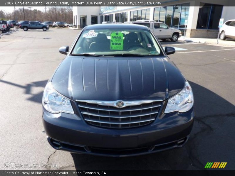 Modern Blue Pearl / Dark Slate Gray/Light Slate Gray 2007 Chrysler Sebring Touring Sedan