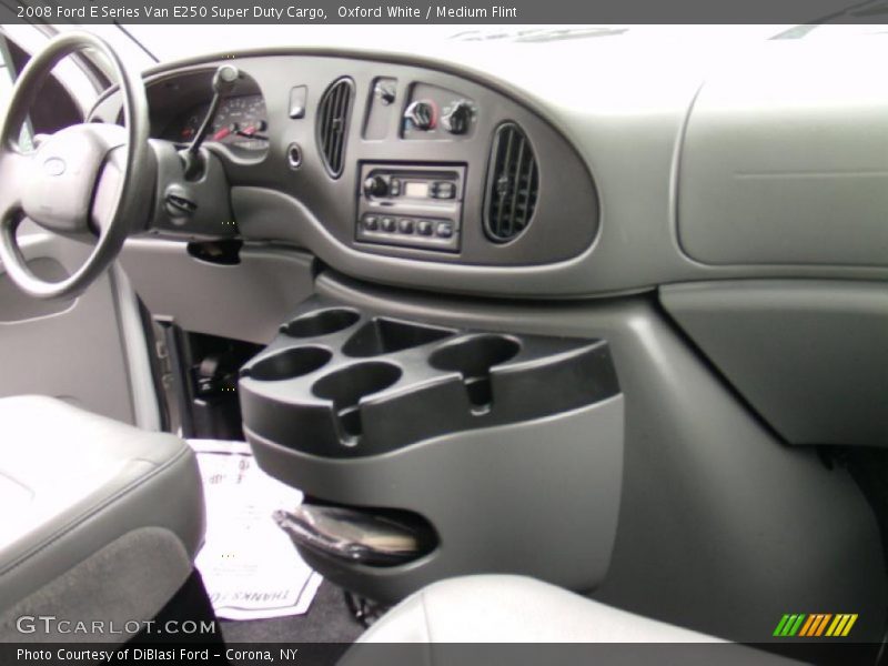 Oxford White / Medium Flint 2008 Ford E Series Van E250 Super Duty Cargo