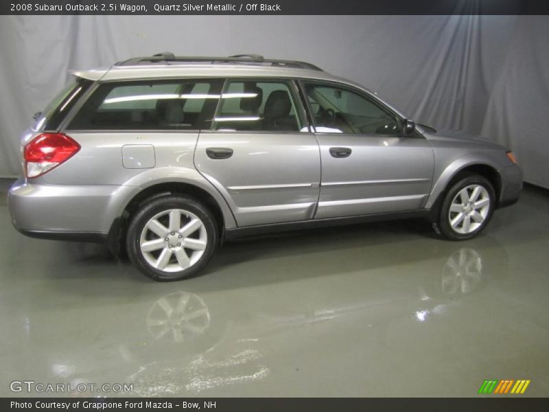 Quartz Silver Metallic / Off Black 2008 Subaru Outback 2.5i Wagon