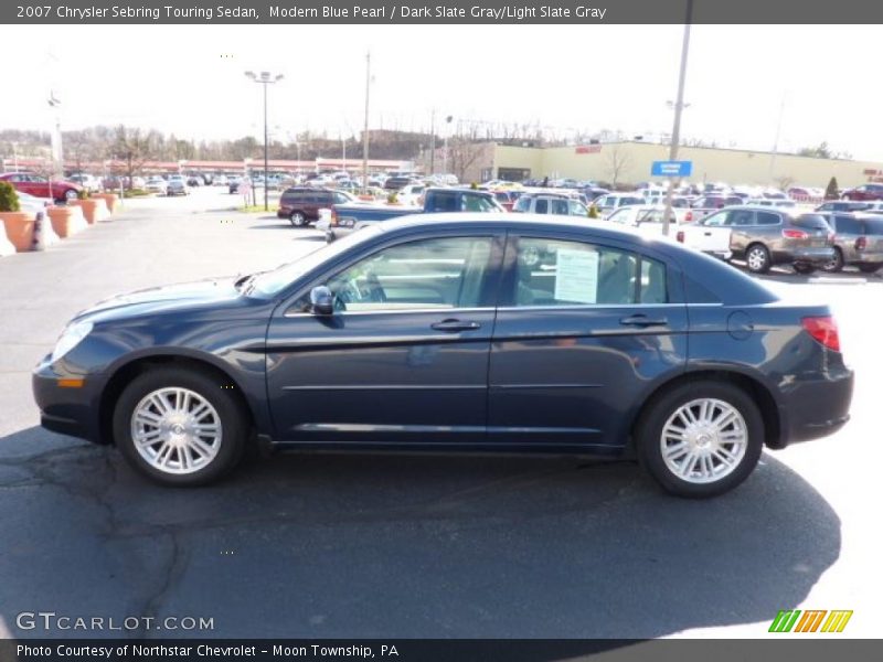 Modern Blue Pearl / Dark Slate Gray/Light Slate Gray 2007 Chrysler Sebring Touring Sedan