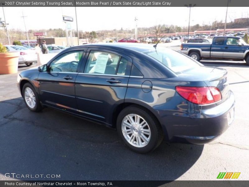 Modern Blue Pearl / Dark Slate Gray/Light Slate Gray 2007 Chrysler Sebring Touring Sedan