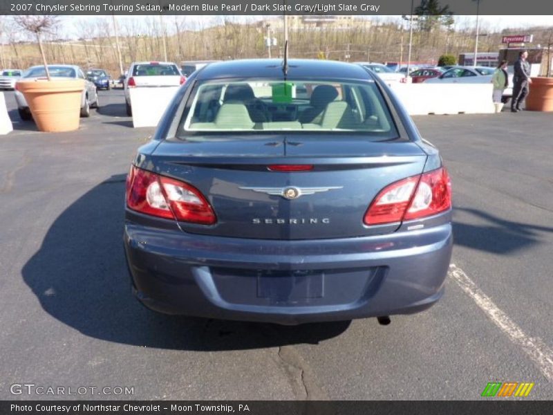 Modern Blue Pearl / Dark Slate Gray/Light Slate Gray 2007 Chrysler Sebring Touring Sedan