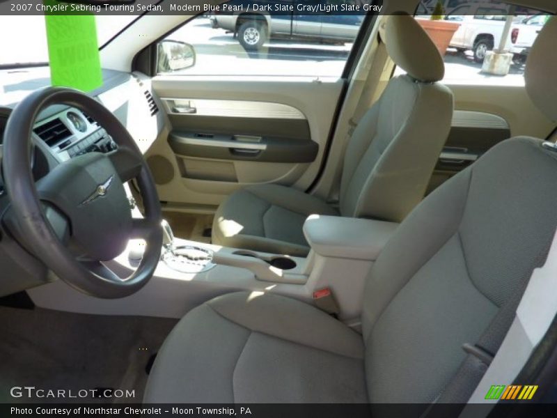 Modern Blue Pearl / Dark Slate Gray/Light Slate Gray 2007 Chrysler Sebring Touring Sedan