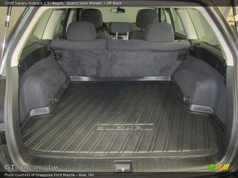 Quartz Silver Metallic / Off Black 2008 Subaru Outback 2.5i Wagon