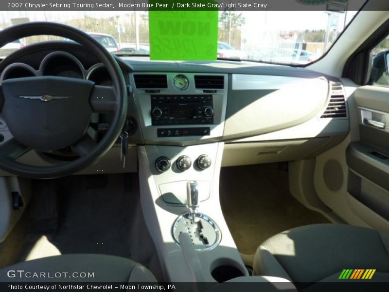 Modern Blue Pearl / Dark Slate Gray/Light Slate Gray 2007 Chrysler Sebring Touring Sedan