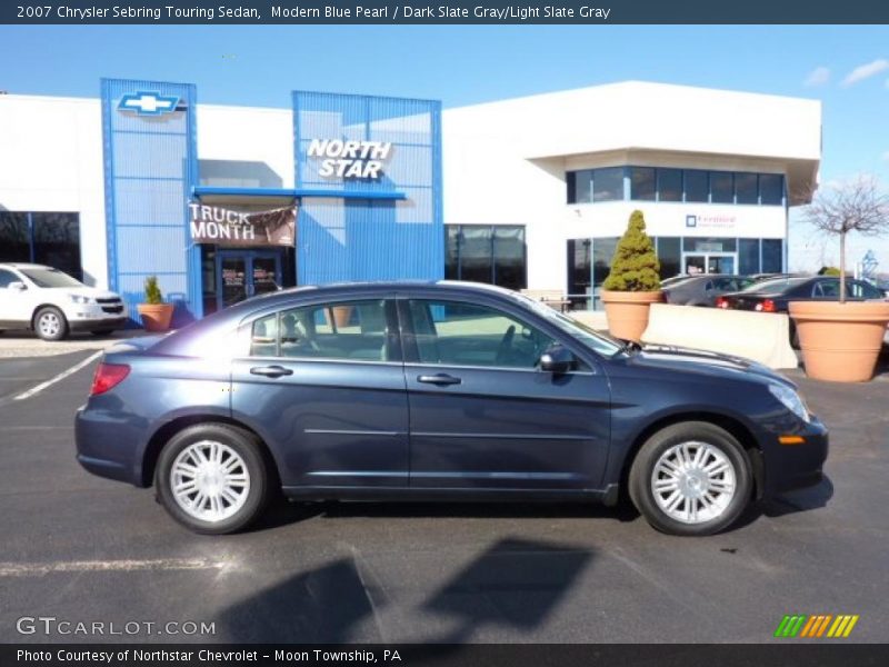 Modern Blue Pearl / Dark Slate Gray/Light Slate Gray 2007 Chrysler Sebring Touring Sedan
