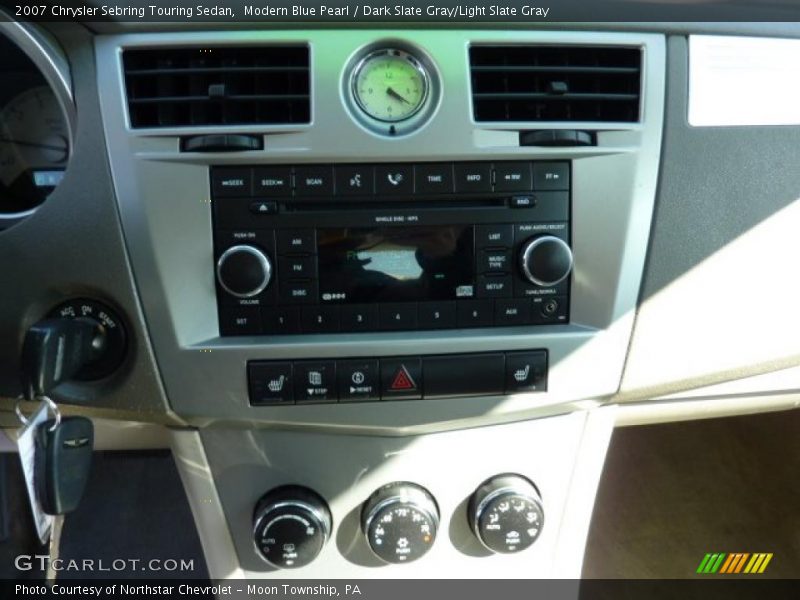 Modern Blue Pearl / Dark Slate Gray/Light Slate Gray 2007 Chrysler Sebring Touring Sedan