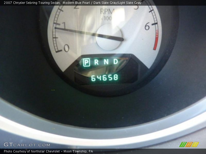 Modern Blue Pearl / Dark Slate Gray/Light Slate Gray 2007 Chrysler Sebring Touring Sedan