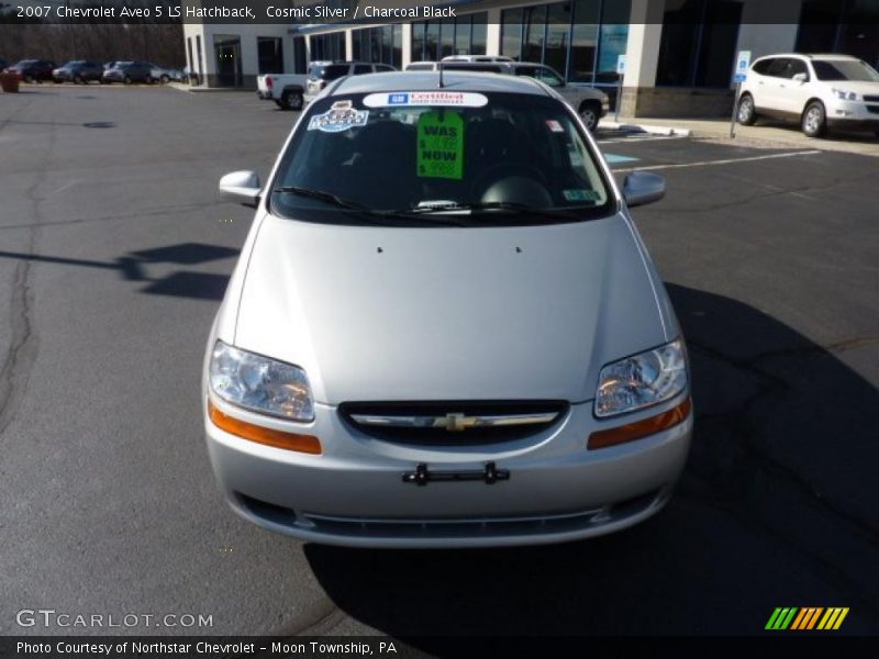 Cosmic Silver / Charcoal Black 2007 Chevrolet Aveo 5 LS Hatchback