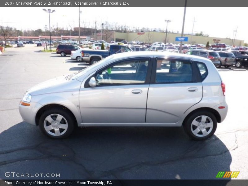 Cosmic Silver / Charcoal Black 2007 Chevrolet Aveo 5 LS Hatchback