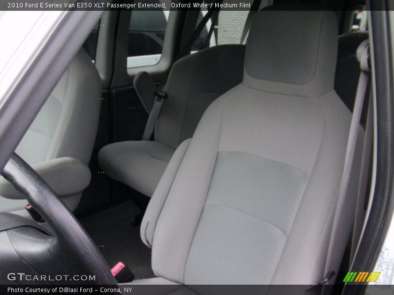 Oxford White / Medium Flint 2010 Ford E Series Van E350 XLT Passenger Extended