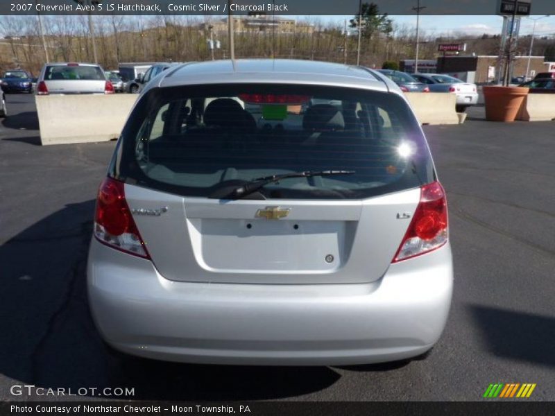 Cosmic Silver / Charcoal Black 2007 Chevrolet Aveo 5 LS Hatchback