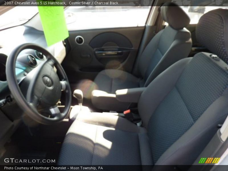 Cosmic Silver / Charcoal Black 2007 Chevrolet Aveo 5 LS Hatchback