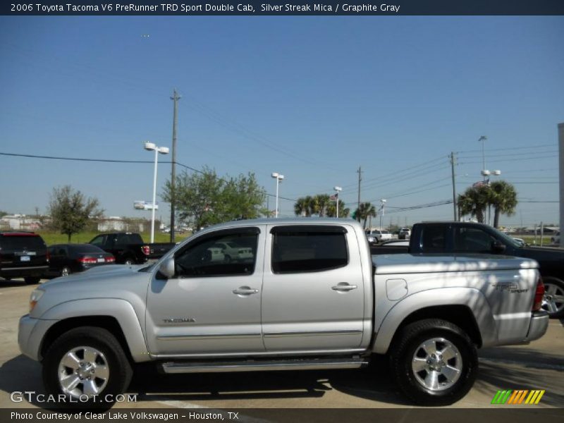 Silver Streak Mica / Graphite Gray 2006 Toyota Tacoma V6 PreRunner TRD Sport Double Cab