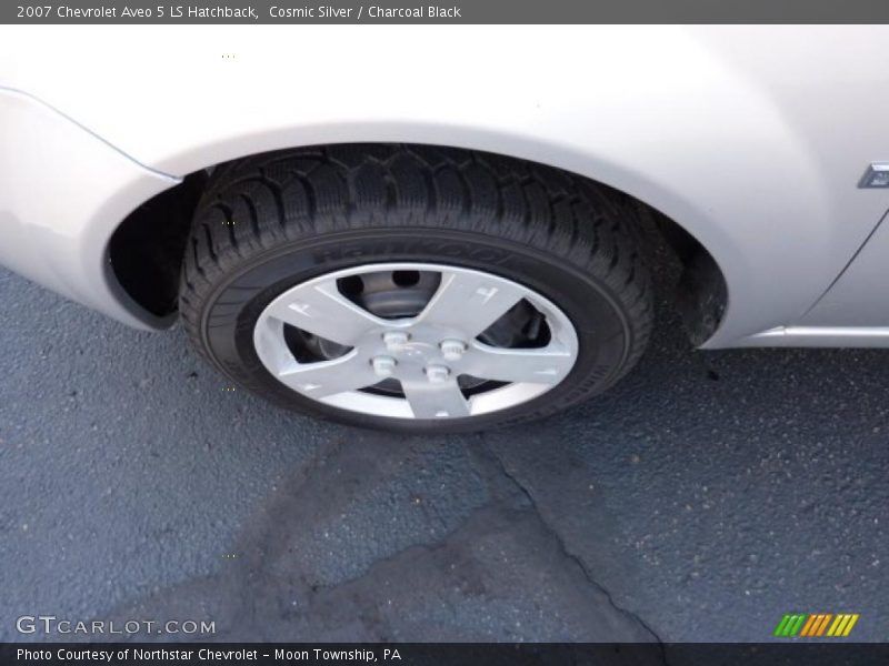Cosmic Silver / Charcoal Black 2007 Chevrolet Aveo 5 LS Hatchback