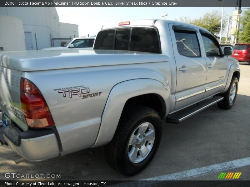 Silver Streak Mica / Graphite Gray 2006 Toyota Tacoma V6 PreRunner TRD Sport Double Cab