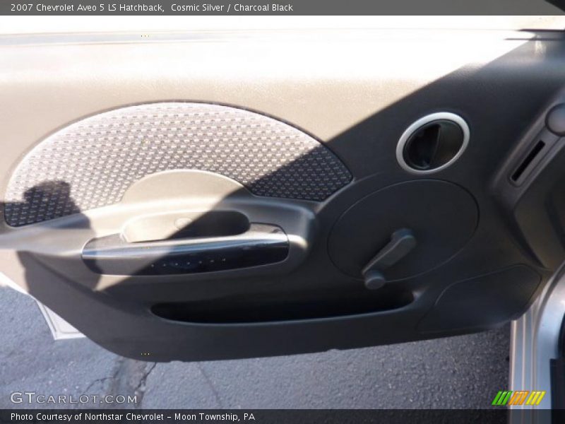 Cosmic Silver / Charcoal Black 2007 Chevrolet Aveo 5 LS Hatchback