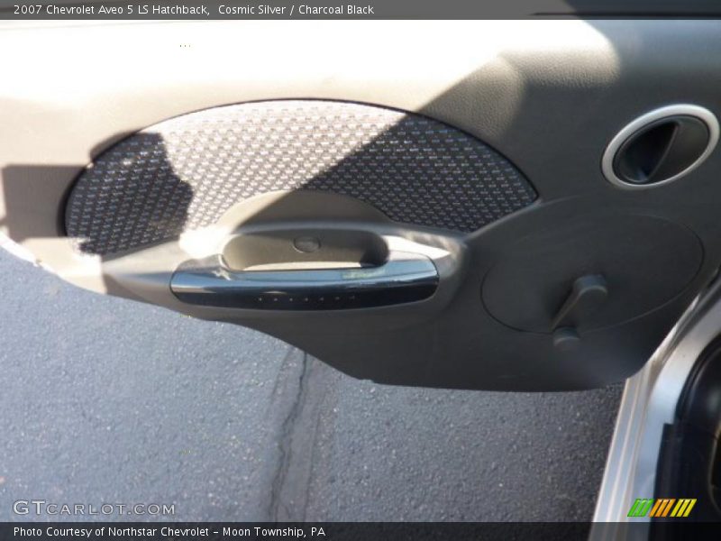 Cosmic Silver / Charcoal Black 2007 Chevrolet Aveo 5 LS Hatchback