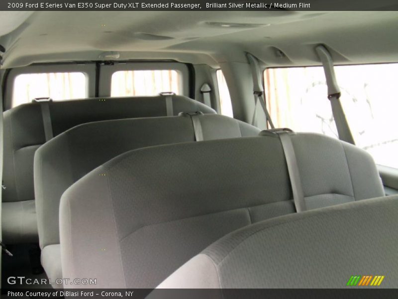Brilliant Silver Metallic / Medium Flint 2009 Ford E Series Van E350 Super Duty XLT Extended Passenger
