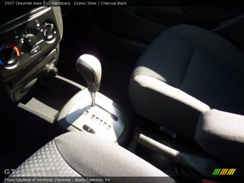 Cosmic Silver / Charcoal Black 2007 Chevrolet Aveo 5 LS Hatchback