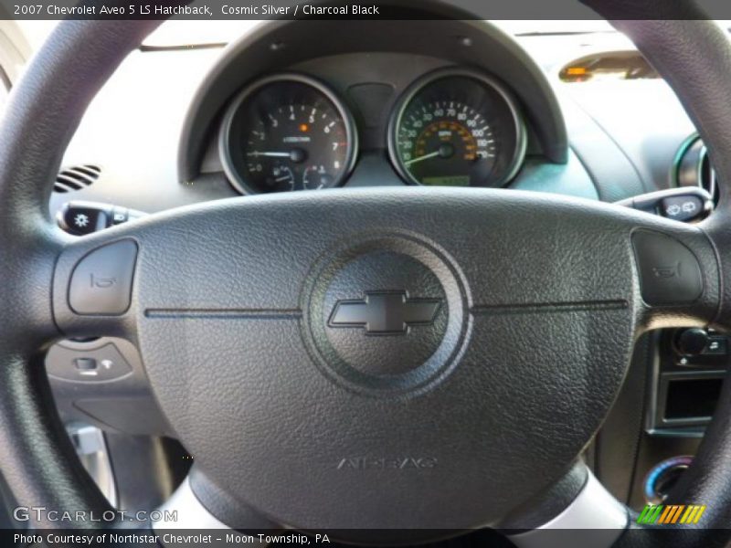 Cosmic Silver / Charcoal Black 2007 Chevrolet Aveo 5 LS Hatchback