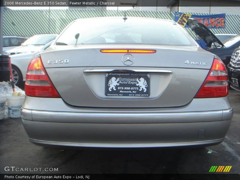 Pewter Metallic / Charcoal 2006 Mercedes-Benz E 350 Sedan
